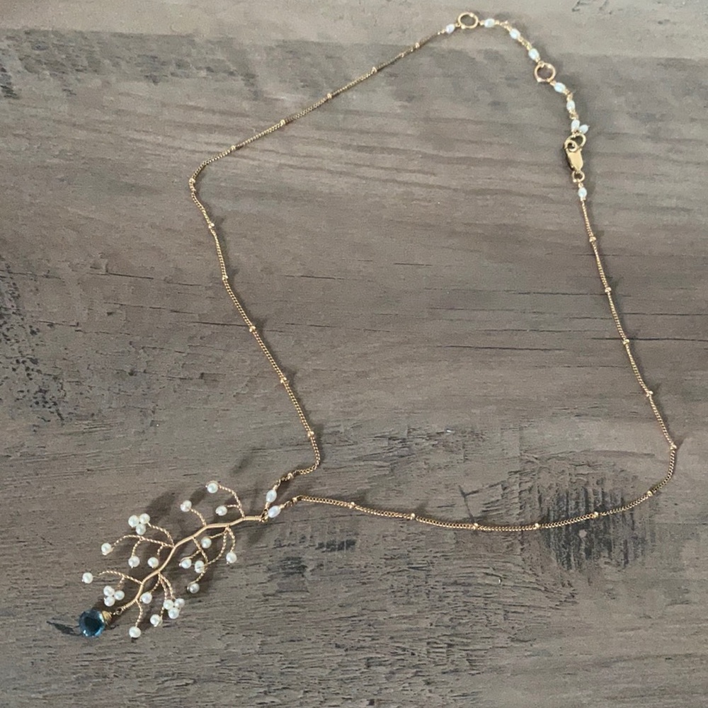 Fireworks Pearl and Topaz Necklace